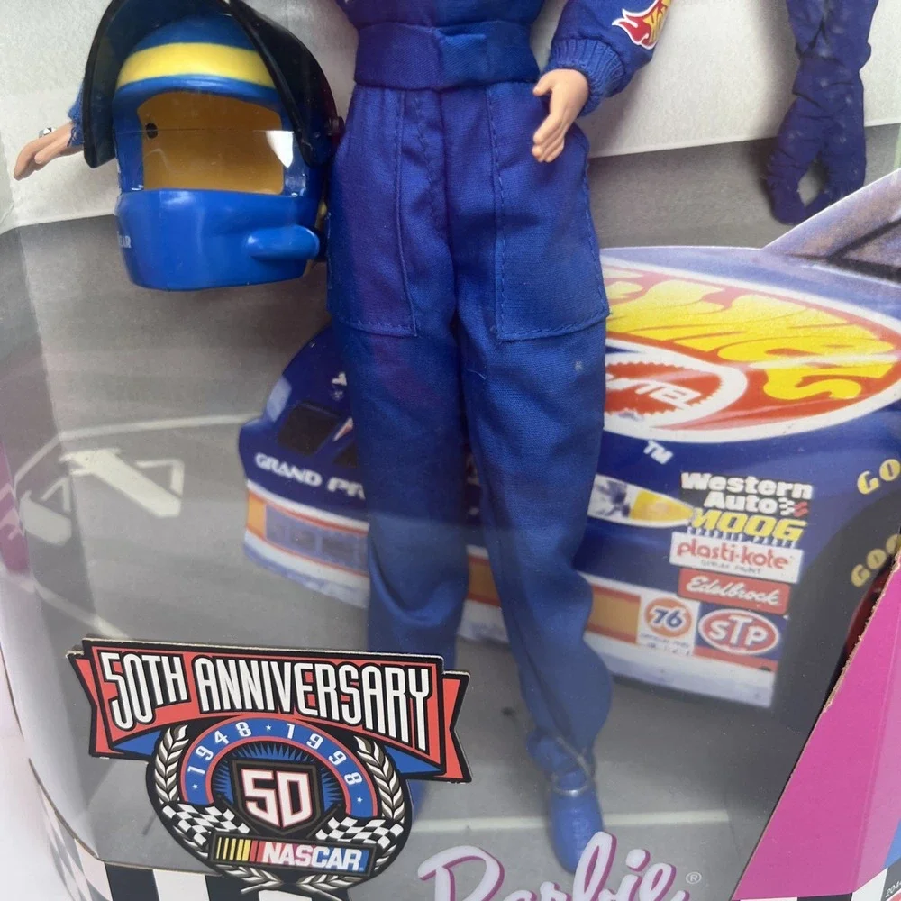1998 NASCAR 50th Anniversary Barbie #20442 Collector Edition NRFB Mattel Vintage